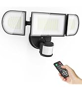 iMaihom 100W LED Security Lights Outdoor, 9000LM Motion Sensor Flood Light, Dusk to Dawn Lights w...