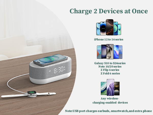 sound machine alarm clock