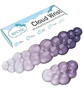 Gel Cloud Wrist Rest for Keyboard and Mouse Gradient Purple Keyboard Wrist Rest Ergonomic Cute Mo...