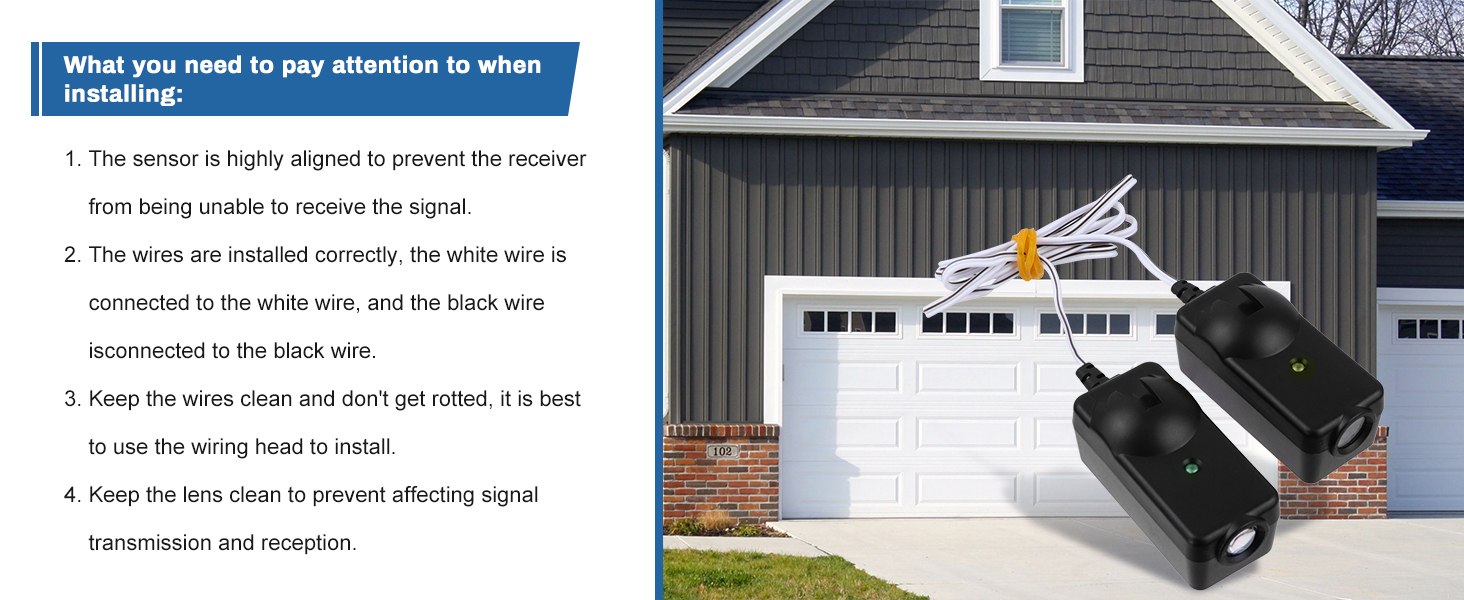 garage door sensor bracket Replacement