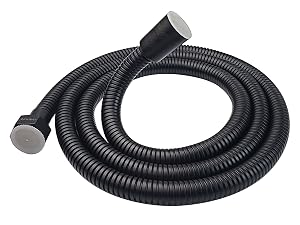 Eurolife Shower Hose, 59 Inches Extra Long Stainless Steel with EPDM rubber