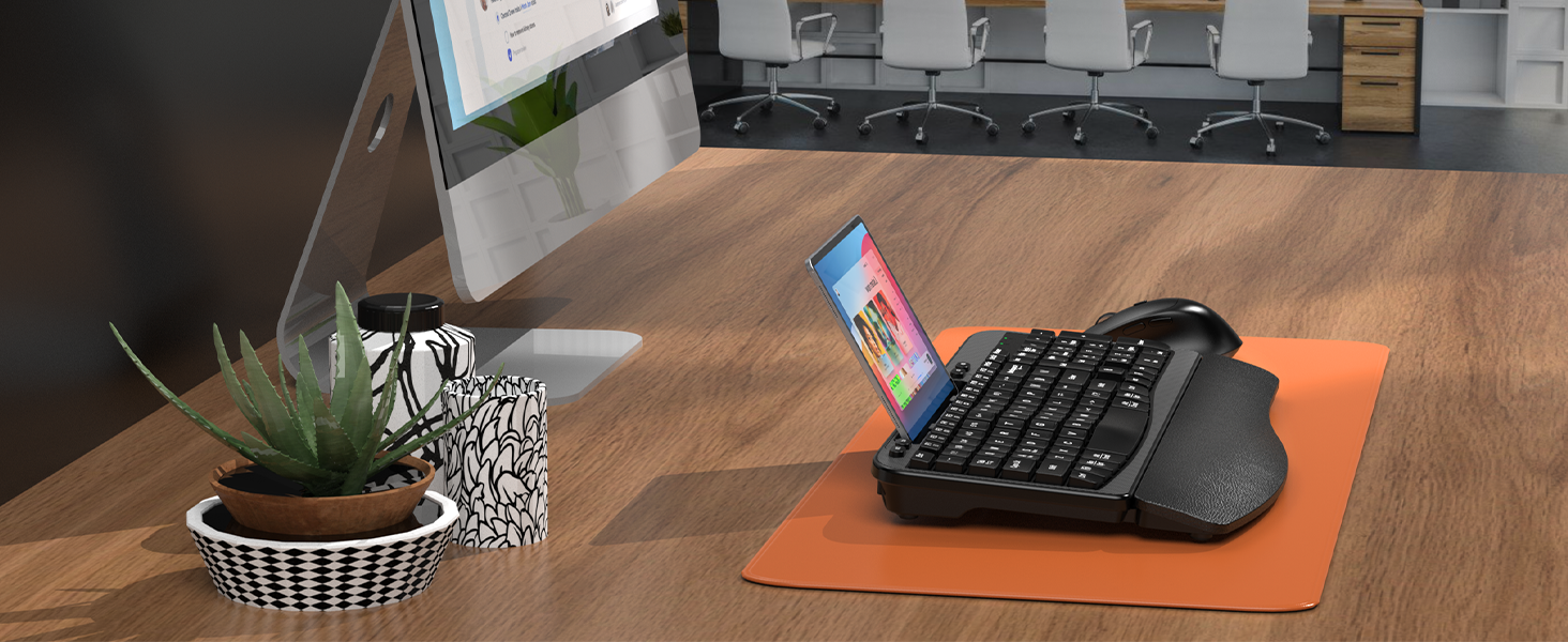 ergonomic keyboard and mouse
