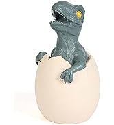 H&amp;W Velociraptor Cub Piggy Bank, Shatterproof Eating Money Dinosaur Money Bank, First Coin Bank, ...