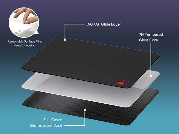 glass mouse pad