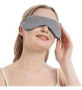 Heated Eye Mask Microwave Moist Eye Warm Compress Sleep Mask, Steam Warm Compress for Dry Eye, Pi...