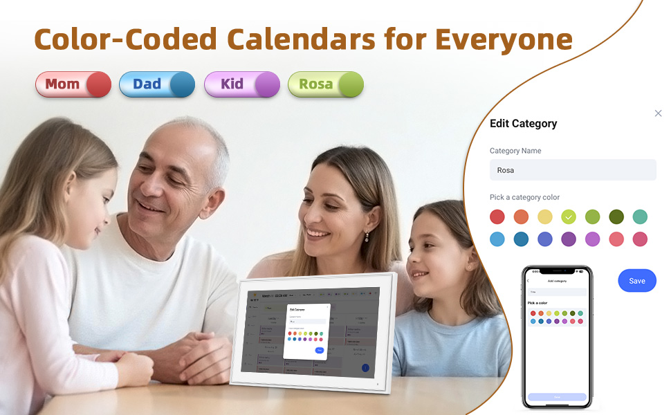 digital chores chart calendar