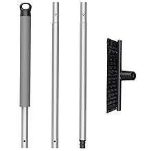 Product contains: 3-section sturdy steel handle + brush head