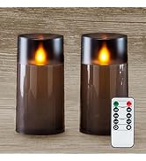 Homemory Realistic Flickering Flameless Candles with Dancing Flame, LED Candles, Battery Operated...
