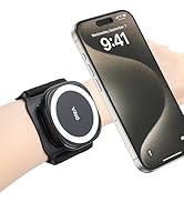 VRIG 360 Rotatable Magnetic Wristband Phone Holder, Wristband Cell Phone Holder, Magnetic Phone H...