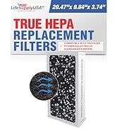 TiO2 True HEPA Filter Compatible with Eletrolux Aerus Guardian Air Series Air Purifier by LifeSup...