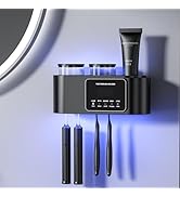 Toothbrush Holders for Bathrooms, Electric Toothbrush Holders with Smart Drying,Toothbrush Holder...