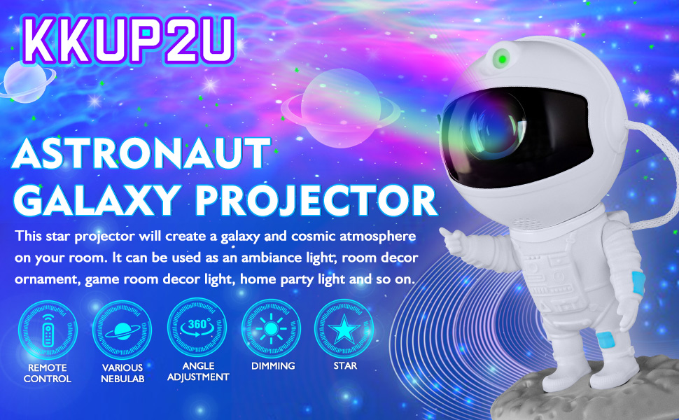 astronaut galaxy projector