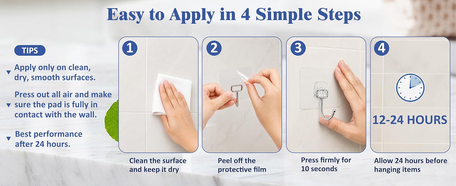 Easy to Apply in 4 Simple Steps