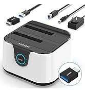 GODO USB 3.0 to SATA III Mini Dual Bay External Hard Drive Docking Station for 2.5/3.5 inch HDD S...