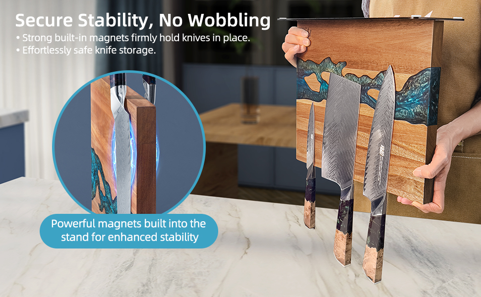 Secure stability, strong magnet