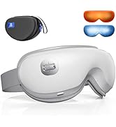 BOB AND BRAD Zero Pro Ultra-Quiet Eye Massager with Heat and Cooling, Lightweight Eye Massager wi...