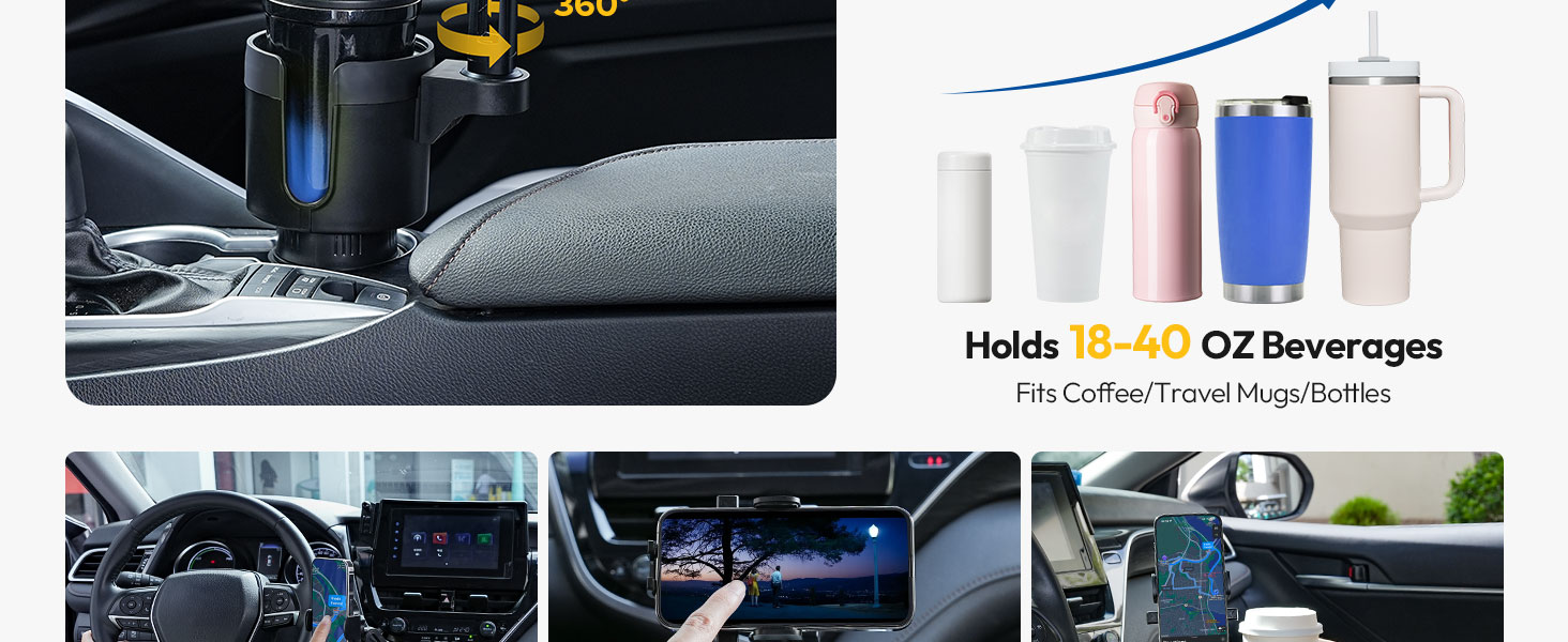 car cup holder phone mount