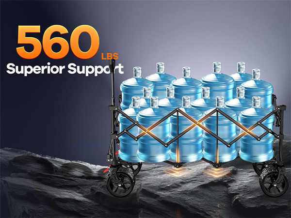 560lbs high weight capacity can support a lot of weight