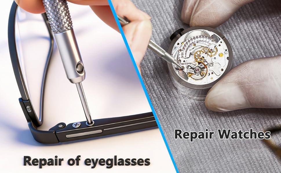 eyeglasses screwdrivers