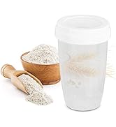 Powder Shaker Flour Sifter, Food Grade Plastic Flour Sifter Sieve Chocolate Powder Shaker Kitchen...