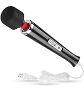 Wired Powerful Handheld Wand Massager, Strong Personal Vibration Massage for Sports Recovery, Bac...