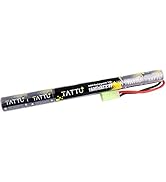 TATTU 8.4V NiMH Airsoft Battery,1600mAh Butterfly Nunchuck Stick Battery with TMY Connector for A...