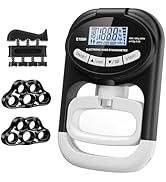 Hand Dynamometer Grip Strength Trainer - Grip Strength Tester Electronic Hand Gripper Strengthene...
