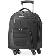 Ytonet Underseat Carry on Luggage with Wheels,16 Inch Water Resistant Under Seat Carry on Bag wit...