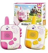 Walkie Talkies Toys for Girls:Unicorn Toys 2 Pack Birthday Gifts for 3 4 5-7 8 Year Old Girls Toy...