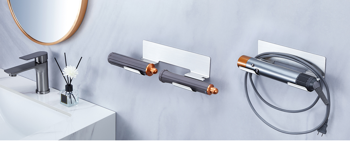 Hair Tool Organizer Wall Mount
