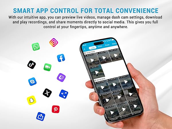 dash cam with app