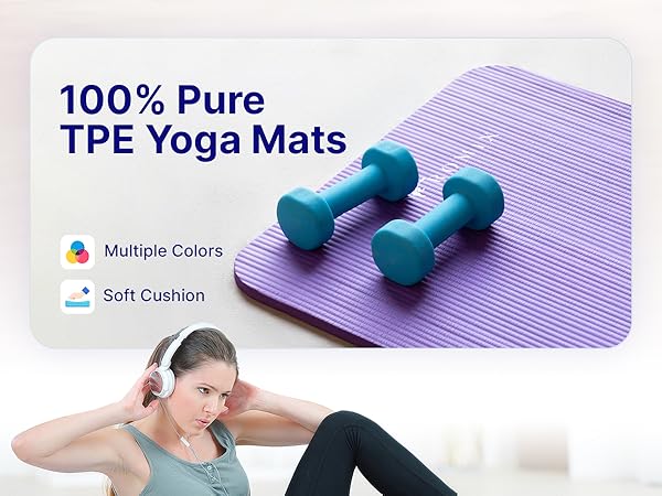 ROMIX Yoga Mat 10 MM