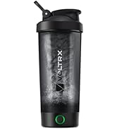 VOLTRX Protein Shaker Bottle, Merger USB C Rechargeable Electric Protein Shake Mixer, Shaker Cups...