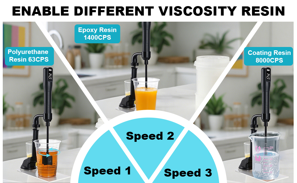 epoxy resin mixer 3speed