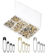 Mr. Pen- Safety Pins, Safety Pins Assorted, 600 Pack, 3 Colors, Assorted Safety Pins, Safety Pin,...