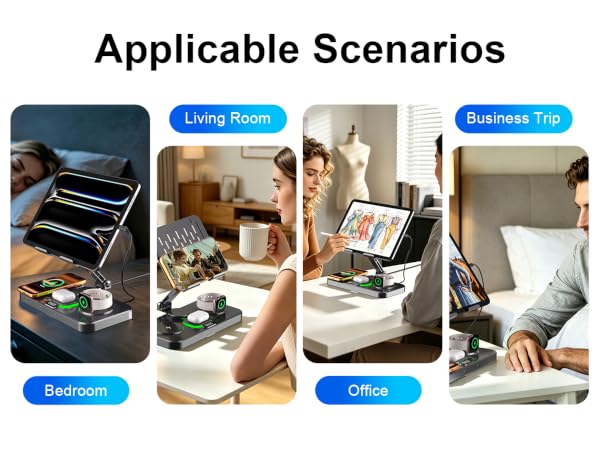 ipad phone watch charging station