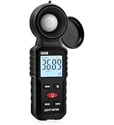 Mcbazel Digital Illuminance Light Meter, Photometer Light Intensity Sense Tester with LCD Display...