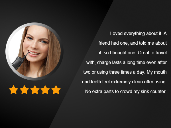 water dental flosser