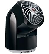 Vornado Flippi V8 Personal Oscillating Air Circulator Fan,Black
