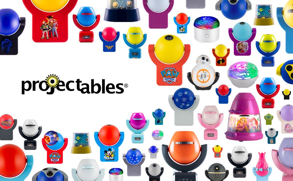 Projectables, Night Lights, nightlights, for kids, children, bedroom, movie, characters, star wars