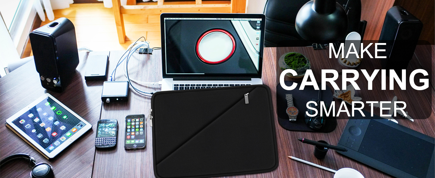 Laptop Sleeve Case 15.6 inch, Travel