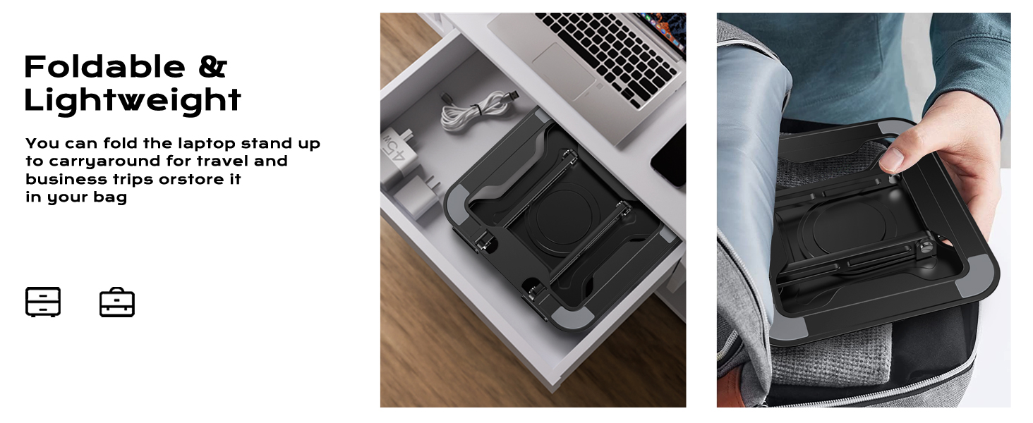 folding laptop stand