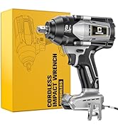 Cerycose Cordless Impact Wrench for Dewalt 20V Battery Impact Driver Max Torque 600ft lbs - Brush...