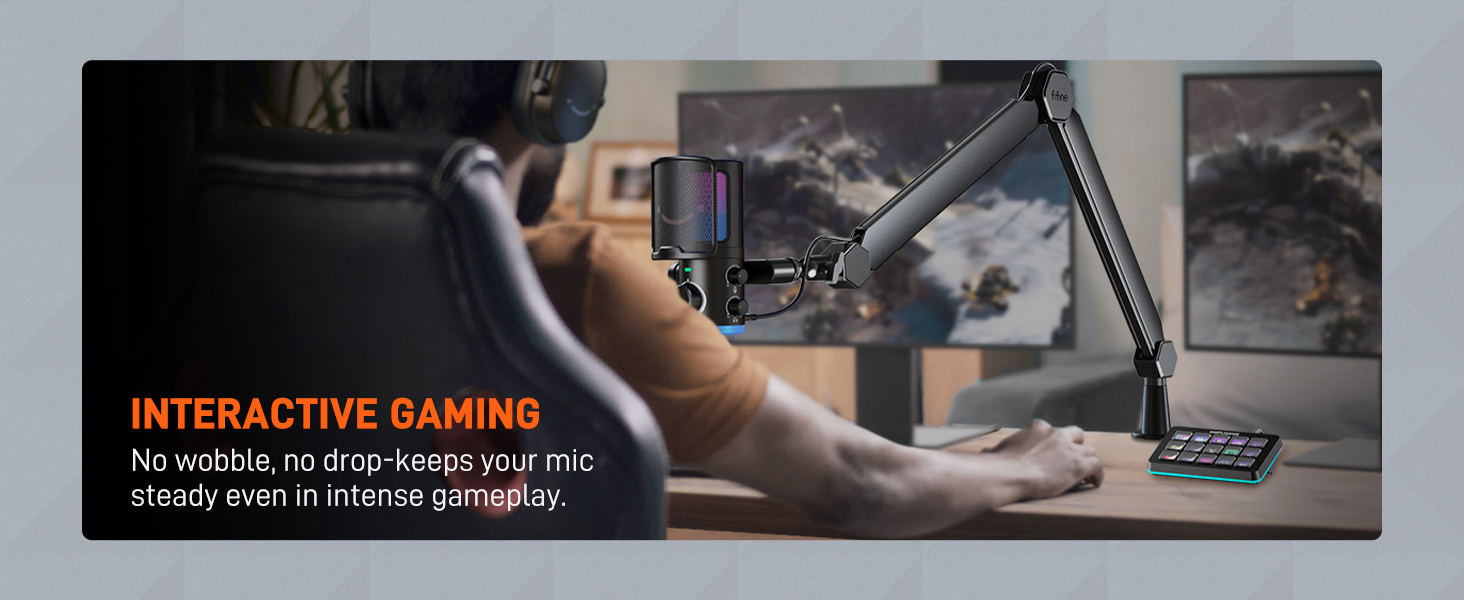 microphone boom arm stand