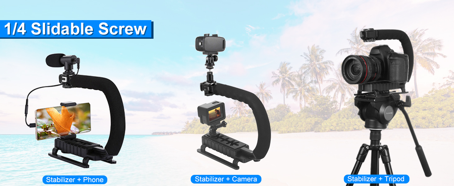 Handheld Stabilizer with camera
