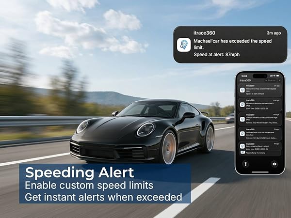 real time location update and speed alert for vehicles.