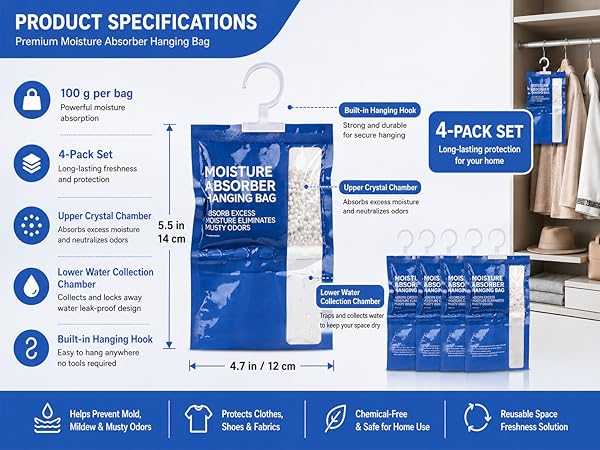 Moisture Absorbers Packets