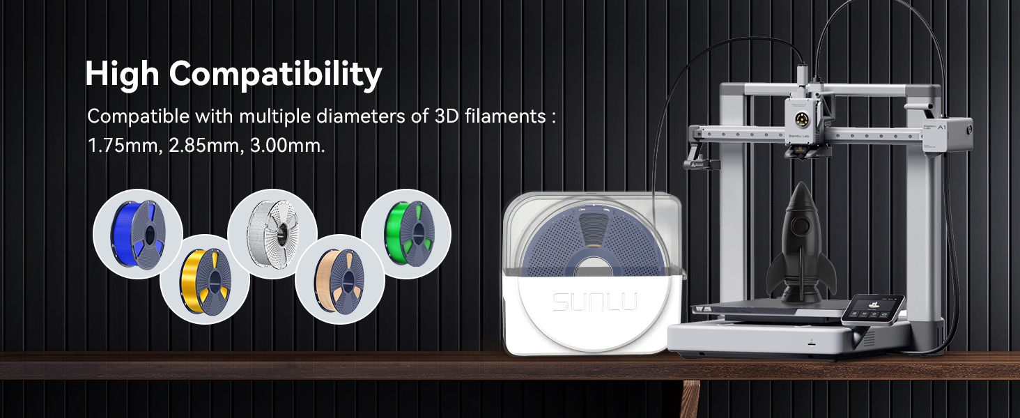 sunlu official filament dryer s1 plus 3d printer filament dryer