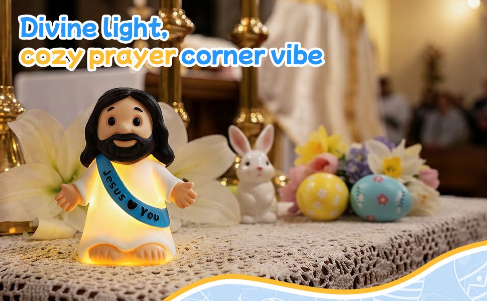 Jesus Night Light Statue