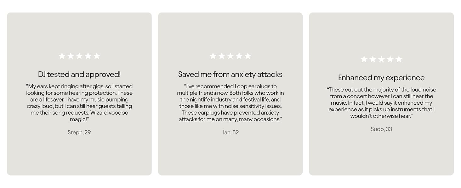 Loop Experience Plus Noise Reducing Earplugs